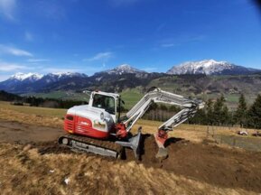 Aushubarbeiten von Erdbau Kronreif Inh. Christian Kronreif Erdbewegungen & Baggerungen